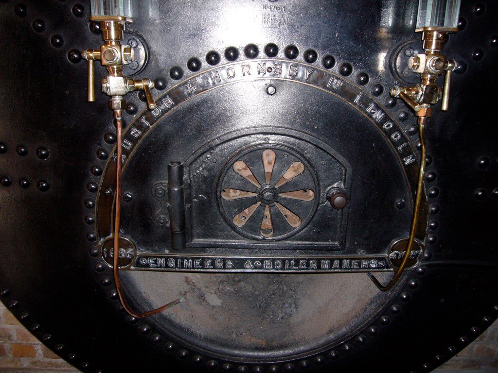 Steam boiler system in an industrial plant